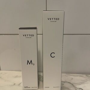 Vetted Dermlab Skincare Set - Cleanser and Moisturizer